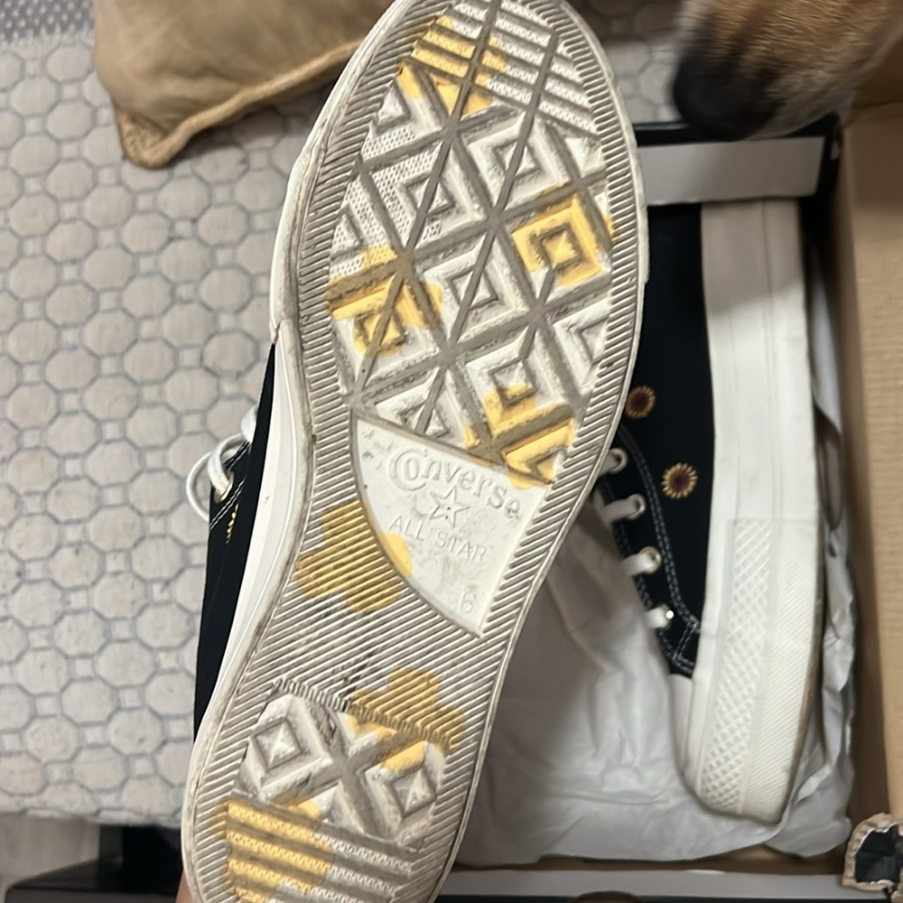 Converse Women's Black High-Top Sneakers - Picture 3 of 4